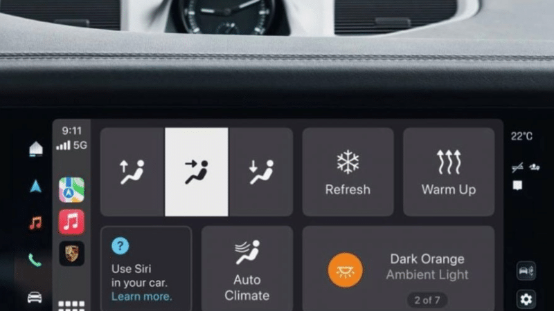 Porsche Gives Apple CarPlay Users More Control with New Update