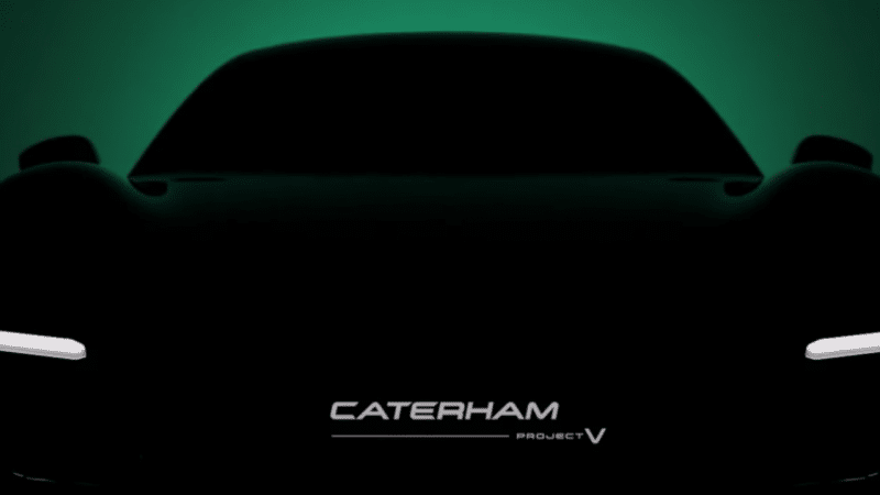 Caterham Teases All-Electric Project V Show Car