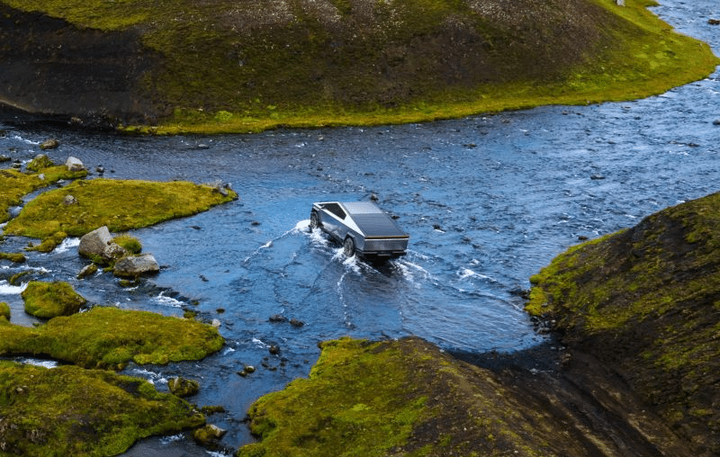 Tesla Cybertruck Equipped with Aquatic Abilities: Can it Really Be Used as a Boat?