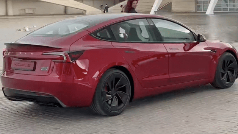 Tesla’s Updated Model 3 Performance Sedan Leaks: What’s New?