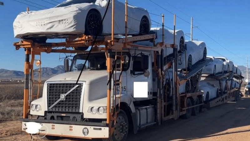 Convicted Criminal Steals Car Carrier with Chevrolet Corvettes in Bizarre Incident