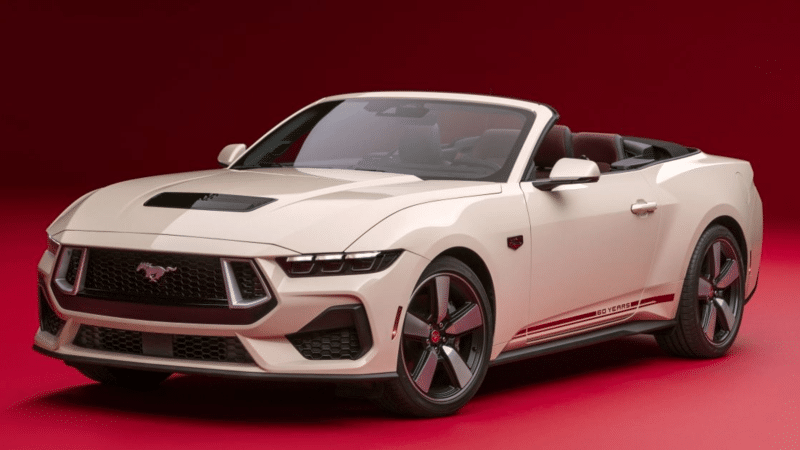 Ford Mustang Celebrates 60 Years with Classic Makeover